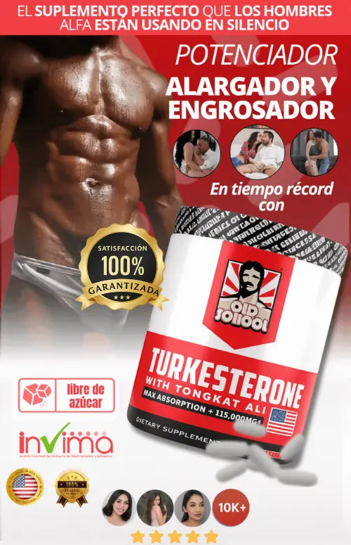Suplemento de testosterona para hombres – Turkesterona 1500 mg de potencia máxima con Tongkat Ali y BioPerine® + Músculo, recuperación y resistencia 🍆 – 120 cápsulas